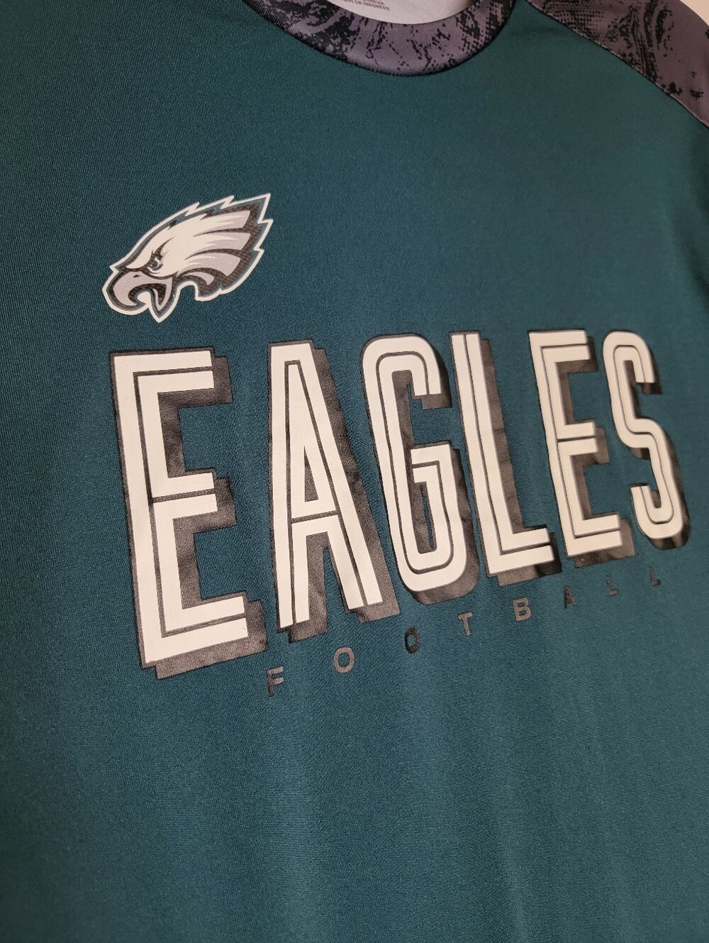 NFL Fanatics Philadelphia Eagles Youth Long Sleeve Shirt - Size L (14/16) - Picture 4 of 11